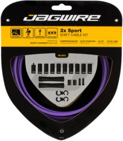 JAGWIRE 2X Sport Schaltzugset -Fahrradzubehör Rabatt 319251