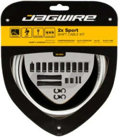 JAGWIRE 2X Sport Schaltzugset -Fahrradzubehör Rabatt 319257