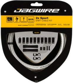 JAGWIRE 2X Sport Schaltzugset -Fahrradzubehör Rabatt 319261
