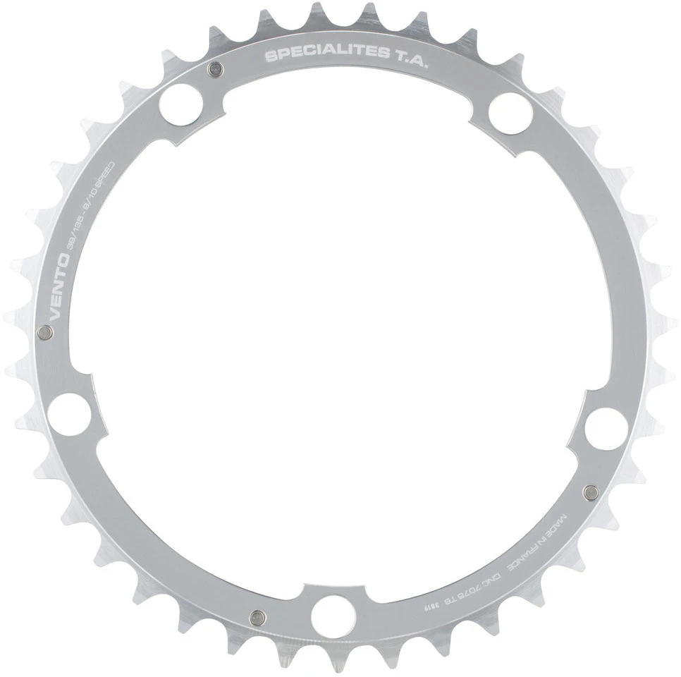 TA Kettenblatt Vento, Campagnolo 10-fach, 5-Arm, Mitte, 135 Mm Lochkreis 5 TA Kettenblatt Vento, Campagnolo 10-fach, 5-Arm, Mitte, 135 Mm Lochkreis – Bild 3