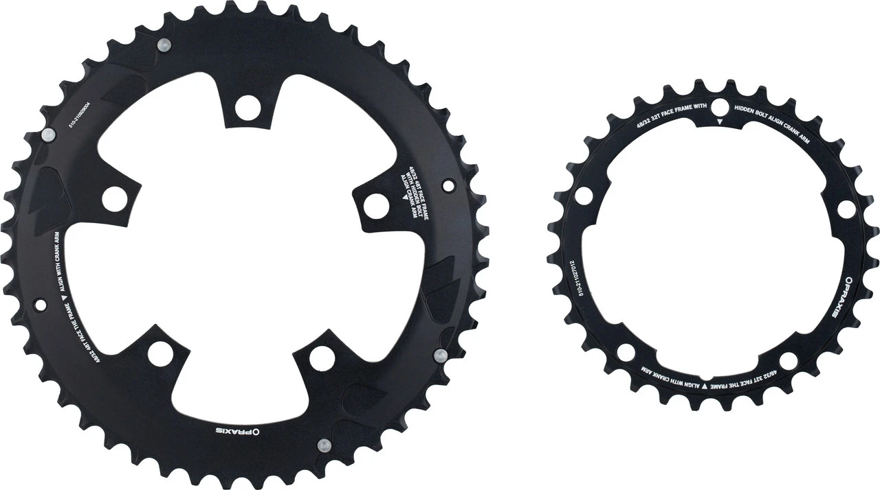 Praxis Works Buzz Sport Road Kettenblatt-Set, 5-Arm, 110 Mm Lochkreis 3 Praxis Works Buzz Sport Road Kettenblatt-Set, 5-Arm, 110 Mm Lochkreis