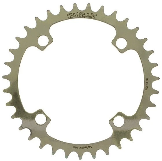 Surly Kettenblatt, 4-Arm, 104 Mm Lochkreis 3 Surly Kettenblatt, 4-Arm, 104 Mm Lochkreis